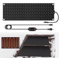 Heated Snow Melting Mats for walkways Stairs- Outdoor Heated 10in x 30in 