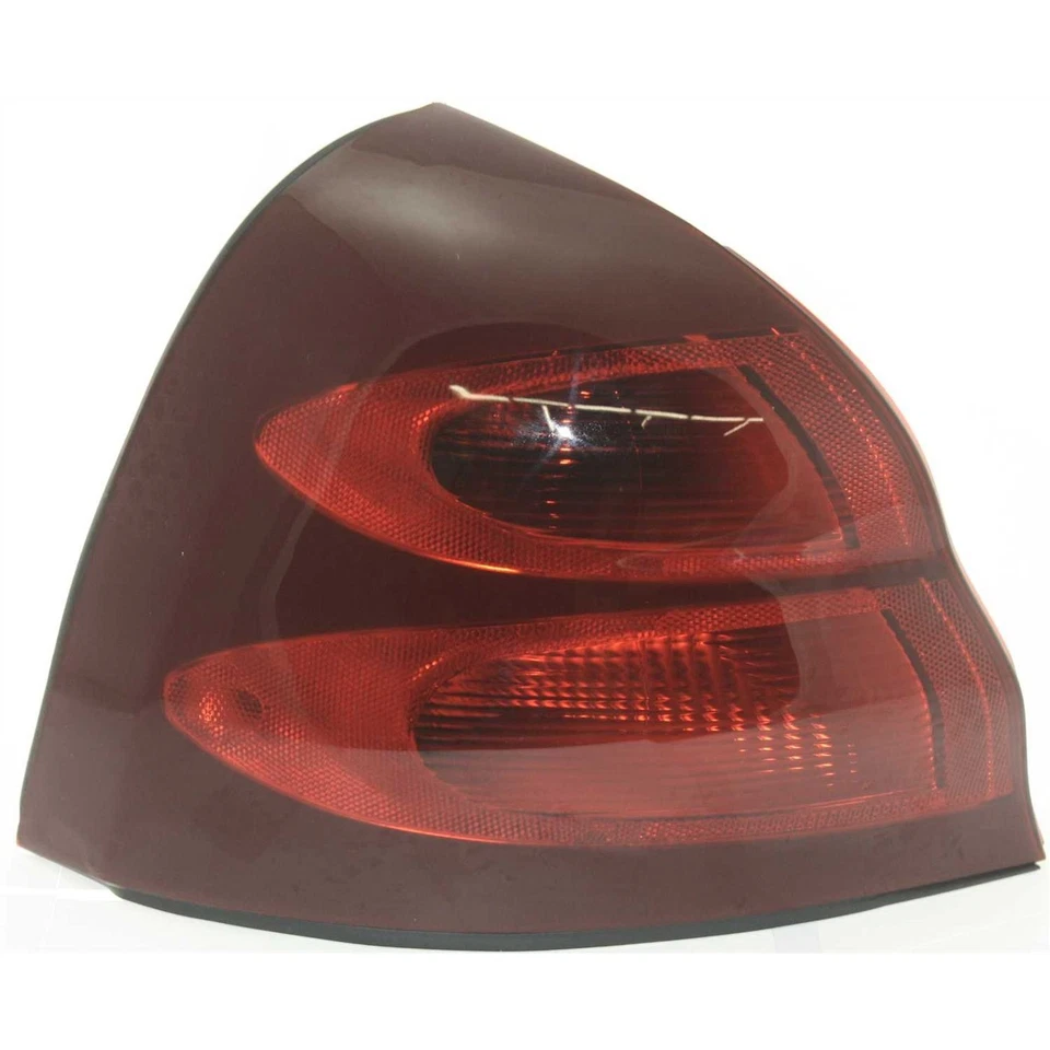 Halogen Tail Light Set For 2004-2008 Pontiac Grand Prix Red Lens w/ Bulbs 2Pcs - Image 2 of 4