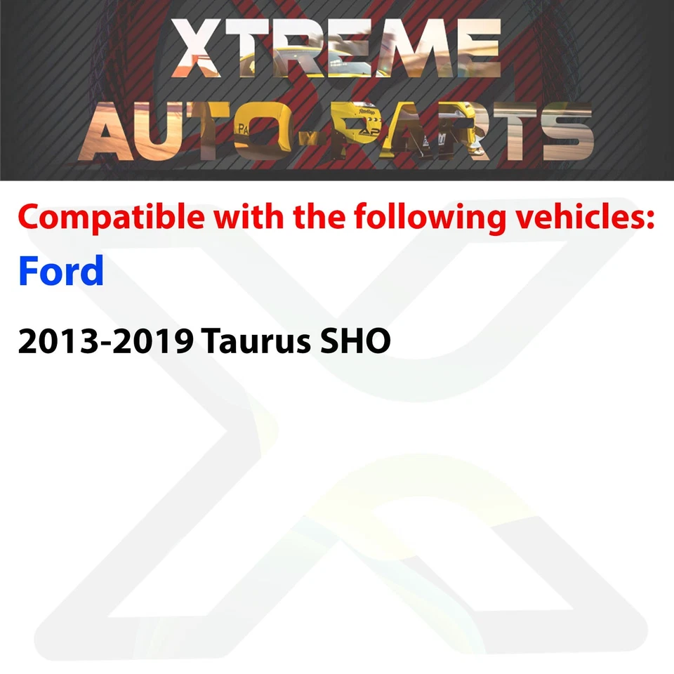 Front Fog Lights Cover Black Plastic Left & Right Side For 2013-2019 Ford Taurus Foto 3 de 4