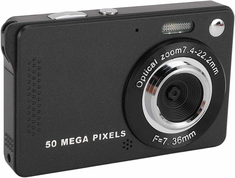 Appareil Photo Compact Haute Définition 1080P avec Fonction Minuterie - Noir - Photo 3/4