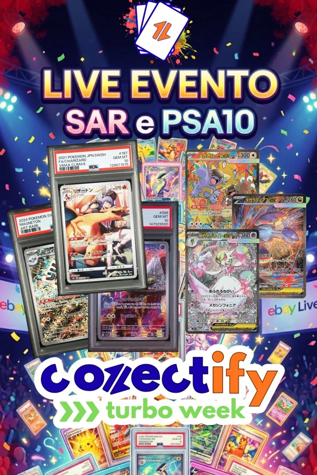 💥EVENTO SAR / PSA10💥 COLLECTIFY WEEKEND