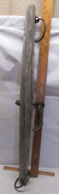 Vintage Primitive 34¼'' Wooden Single Tree 