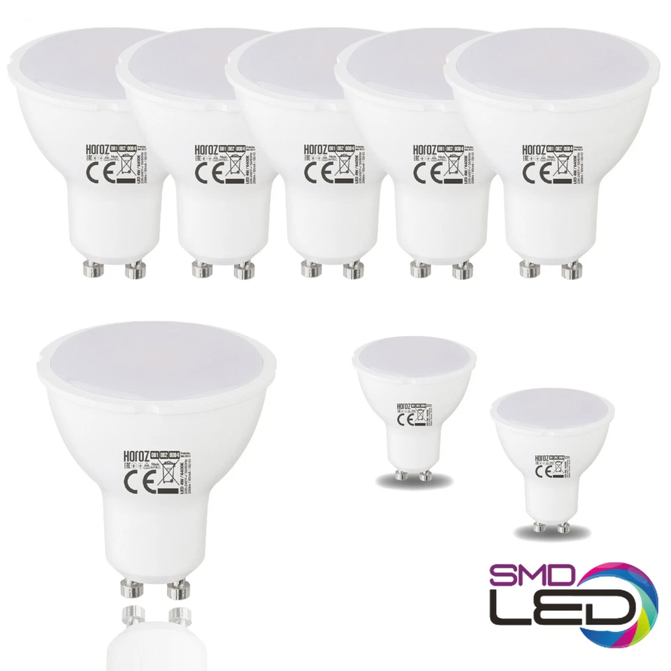 5x 10x Sparpack 4W GU10 LED Leuchtmittel Lampe Spot Birne Licht SMD Neutralweiß - Bild 1 von 2