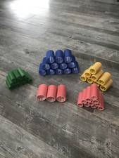 Rizadores de pelo con autoagarre, self grip hair curlers