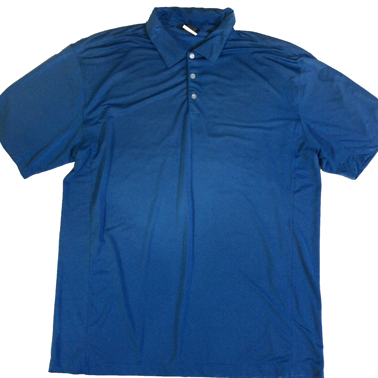 Nike Golf Tour Performance Polo Shirt Men's 2XL Blue Dri-Fit Casual Short Sleeve