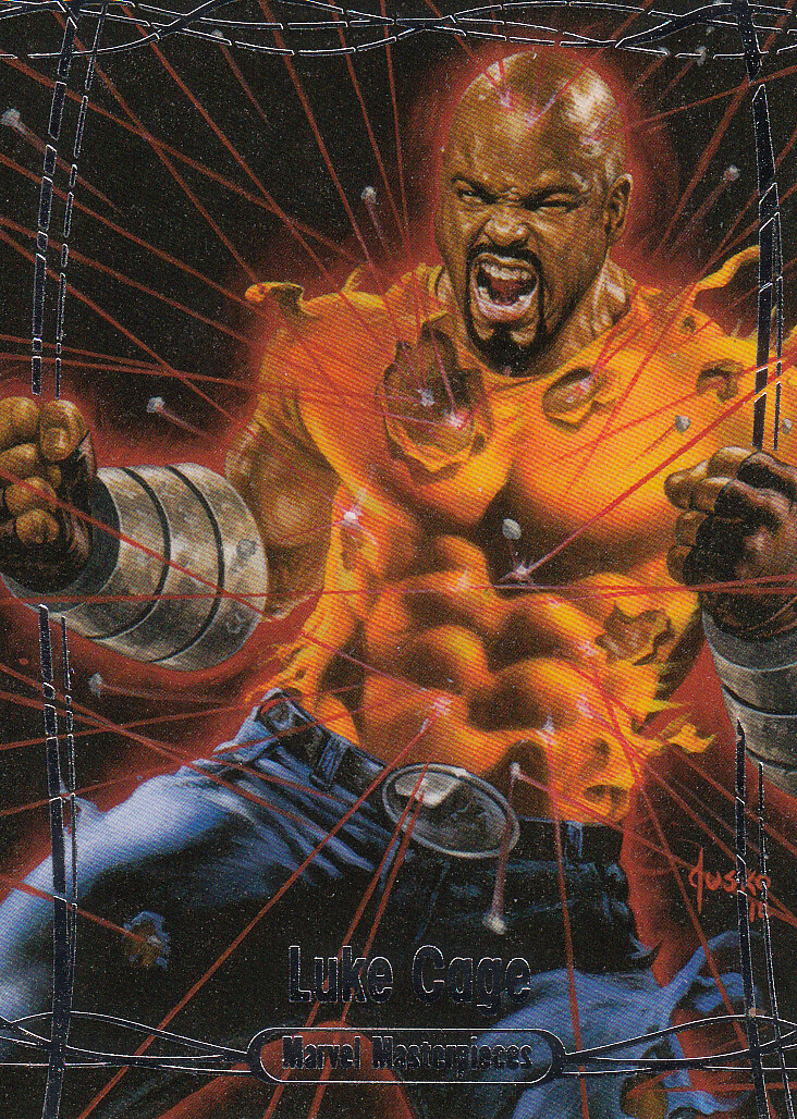 2016 Marvel Masterpieces BASE #26 LUKE CAGE #466/1999 Tier 1 Combo Ship😍*