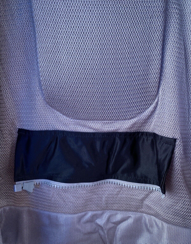 First Gear Motorcycle Jacket Logo Padded Hook & Loop Pockets Full Zip Silver XL - Picture 11 of 19