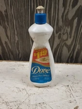 Vintage Dove Dish Soap Detergent Dishwashing Liquid 22 Oz Display Prop Full 