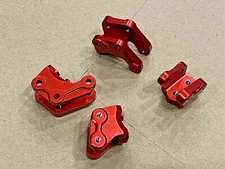 MR CNC Aluminum F/R Axle Link / Shock mount for Axial RBX10 Ryft 4WD 1/10  Red 