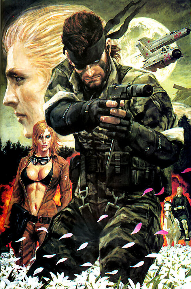 Metal Gear Solid 3 Snake Eater Subsistence PS2 PS3 POSTER MADE IN USA -  MGS307