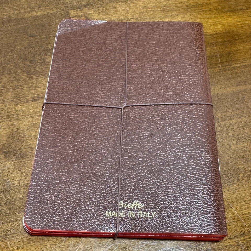 Bieffe Notebooks 5.5” X 8” Hand Made in Italy Exercise Book Set of 3 Journals - Image 4 of 4