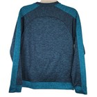 Adidas Climawarm Small Heathered Green Crewneck Long Sleeve Pullover Sweater