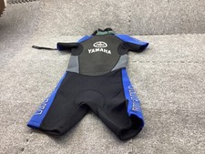 Yamaha Wet Suit Boys Medium Black Shorty Surf Jet Ski