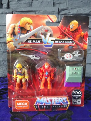 Mega Construx MOTU Masters Of The Universe He-Man VS Beast Man GNN73
