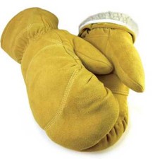 Northstar Mens Deerskin Buttersoft Mit Tan Removable Liner 4" Gauntlet 065T