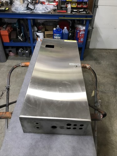 USED 42 X 16 X7.5" Stainless Steel Electrical Enclosure Wall Mount Junction Box - Picture 7 of 10