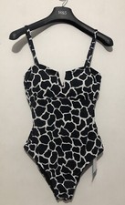 M&S Secret Slimming Sun Smart Chlorine Resistant Swimsuit UPF 50+ UK 12