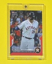 2022 MLB Topps Now Trey Mancini RED PARALLEL /10 SSP Houston Astros #647 🔥