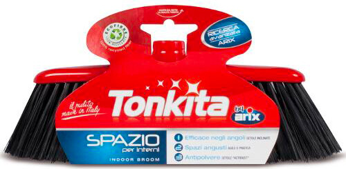 Scopa Spazio con setole inclinate piumate Tonkita 605/B