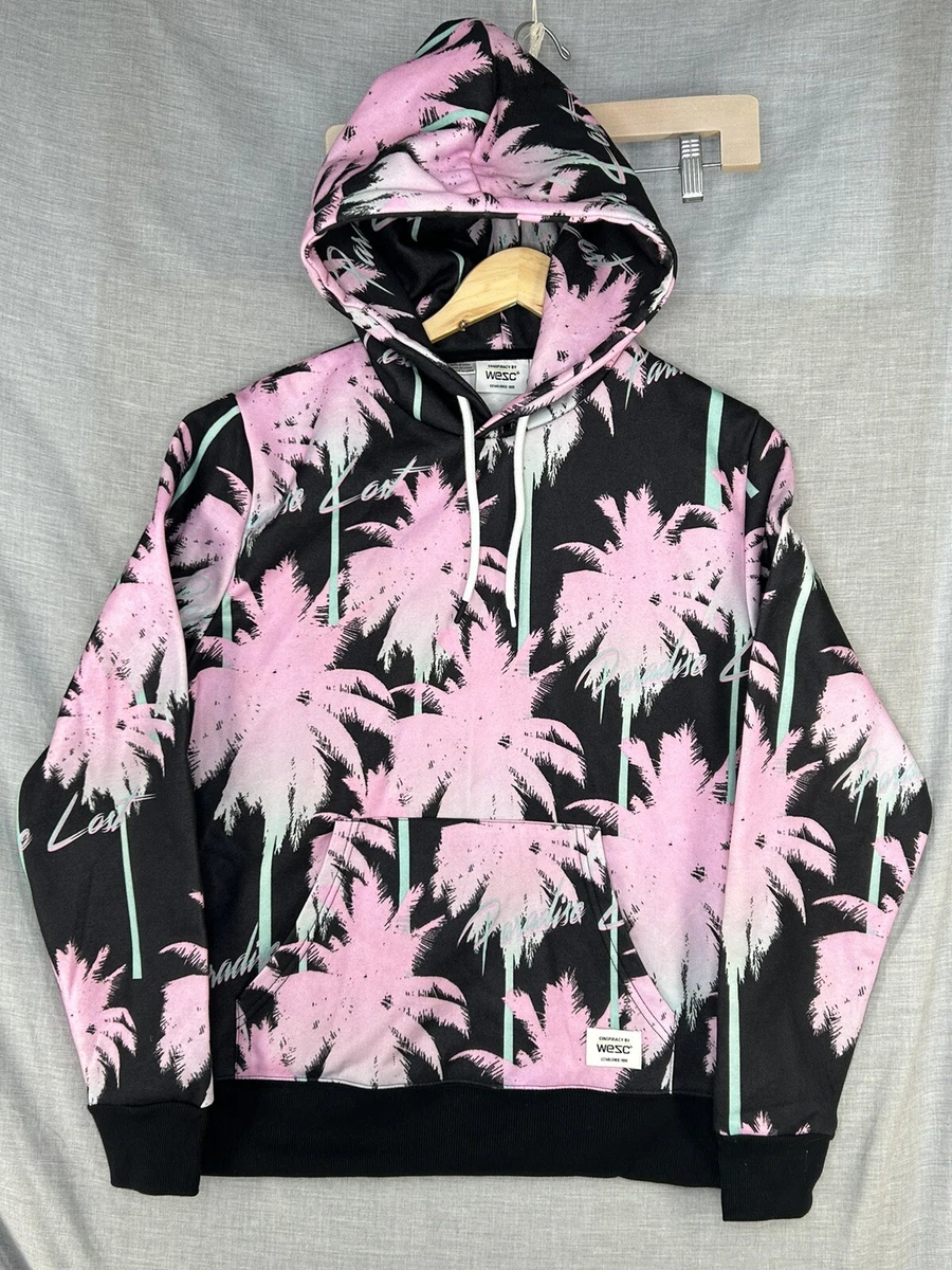 Conspiracy by WESC Paradise Lost Palm Tree Hoodie Unisex Sweatshirt M L New