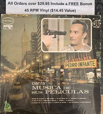 PEDRO INFANTE-  Canta Musica De Sus Peliculas Vol. II  -33 RPM ORFEON 77-Free Ship