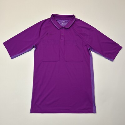 Nike Women's Small Golf Polo Shirt Purple Double Pocket Tennis