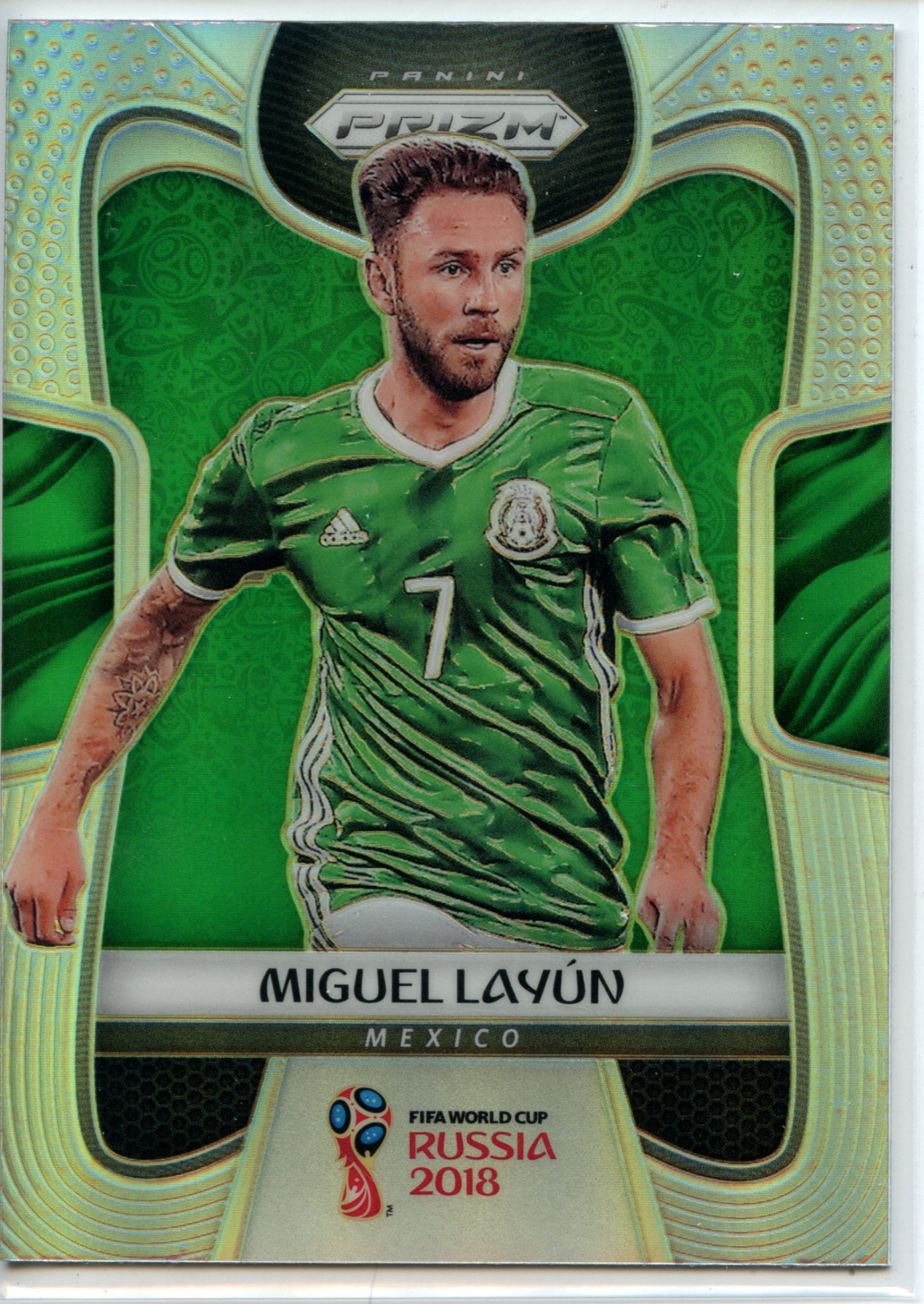 2018 Panini Prizm World Cup HOLO SILVER Parallel #137 Miguel Layun - Mexico