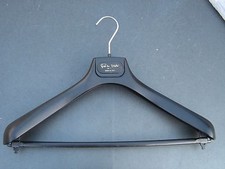 Black Clothes Hanger MARKED Perlo Vista NICE ITEM  Milano Made in Italy