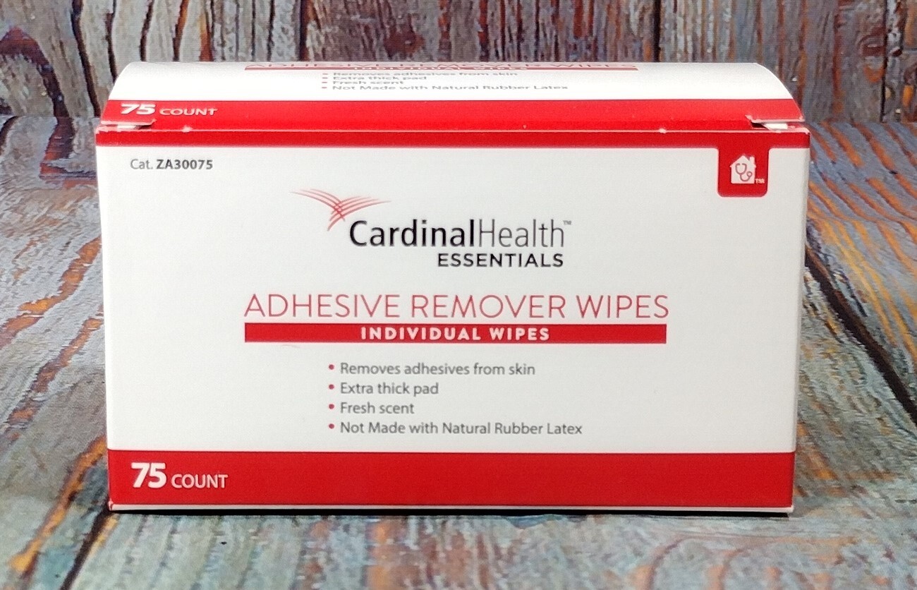 Cardinal Health Essentials Adhesive Remover Wipes 75 Count Box eBay