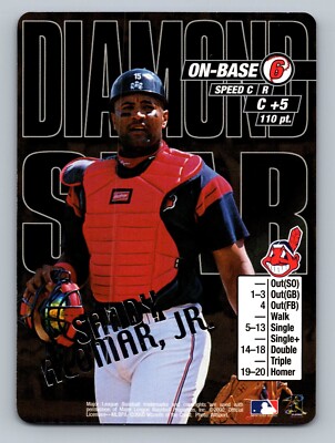 MLB Showdown 2000 Sandy Alomar Jr. Diamond Star Promo