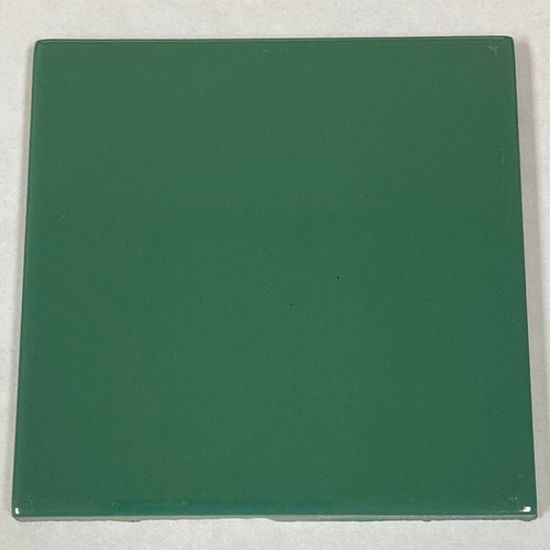 3 7/8" x 3 7/8" Forest Green Brite Tile Border Wall Remodel C#556 1 Pc - Picture 1 of 1