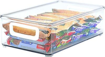Youngever 2er-Pack schwere Hartkunststoff Aufbewahrung Organizer Behälter, 25 CM x 15C