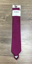 Goodfellow Co Men's Classic Pointed Textured Polyester Necktie BERRY