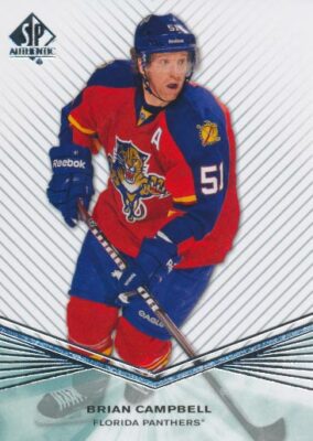 2011-12 SP Authentic #129 BRIAN CAMPBELL - Florida Panthers