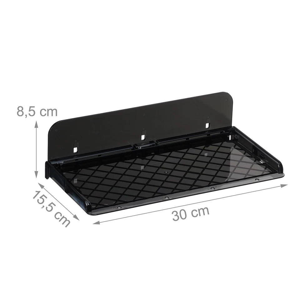 Tablette de lit Mini Table de Chevet à Coller Couchage Mezzanine HxLxP 85x30x... Foto 4 de 4