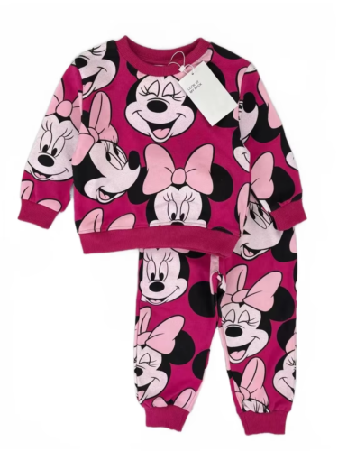 Autumn Girls Set Kids Clothes for Children Minnie Print Sweatshirts+Solid Sports