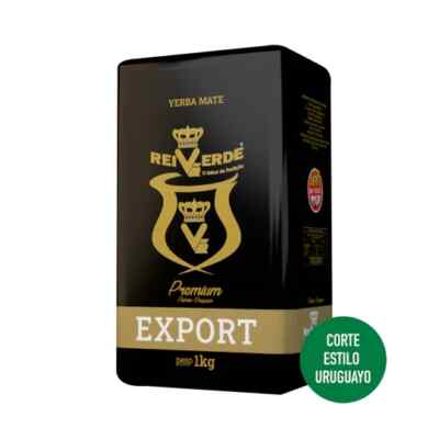 2 Packs Yerba Mate REI- VERDE - PREMIUM - corte - estilo - uruguayo 1kg