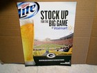 2012 GREEN BAY PACKERS MILWAUKEE BUCKS 2 Sided AD PRINT,miller lite coors light — photo 1
