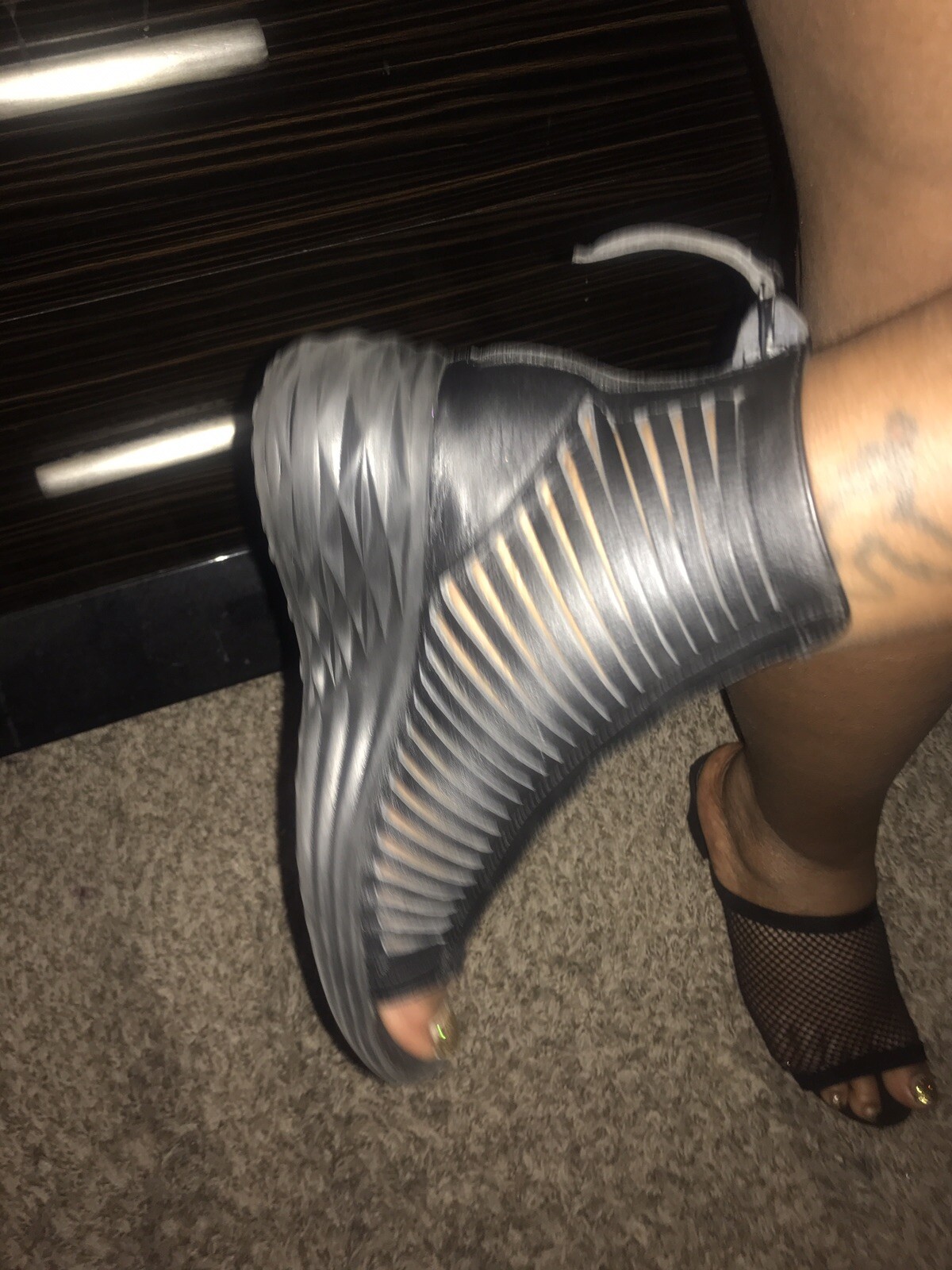 Nike 8.5 Lunarsandiator Black Wedge Gladiator Sandal Sandal Sandal Sneaker Sky Hi High 9f4dd6 Nike 8.5 Lunarsandiator Black Wedge Gladiator Sandal Sandal Sandal Sneaker Sky Hi High 9f4dd6