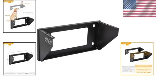 Compact 4U Server Rack - Vertical & Horizontal Mount for Electronics & Audio - Picture 2 of 8