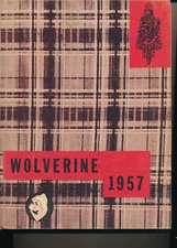 Riverton WY Riverton High School yearbook 1957 Wyoming  Grades 12-7