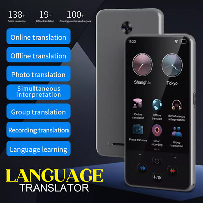 Portable 138 Languages Voice Translating Language Translator Device Offline R6R1