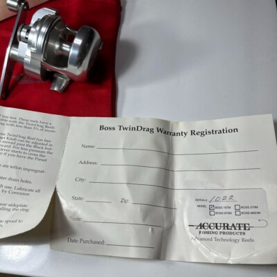 アキュレート ACCURATE BOSS 197MAGNUM Accurate Boss 197Magnum Reel from Japan s | eBay