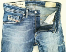 *HOT Men's DIESEL @ THOMMER-X 97W SKINNY DISTRESS PATCHED STRETCH Jeans 28 x 32
