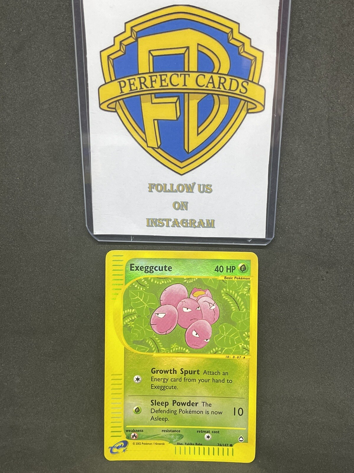 POKÉMON AQUAPOLIS EXEGGCUTE REVERSE 76/147 NM- ENG