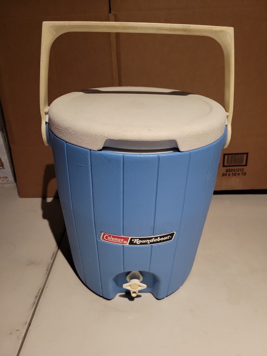 Vintage Coleman Roundabout Cooler 5520 Blue Used but never used | eBay 