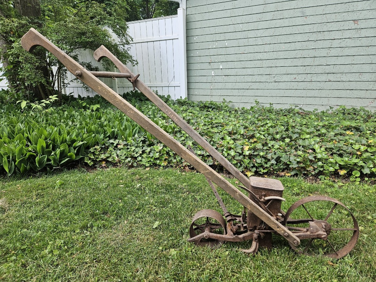 Antique Planet Jr No 4 Seeder Garden & Farm with Wood