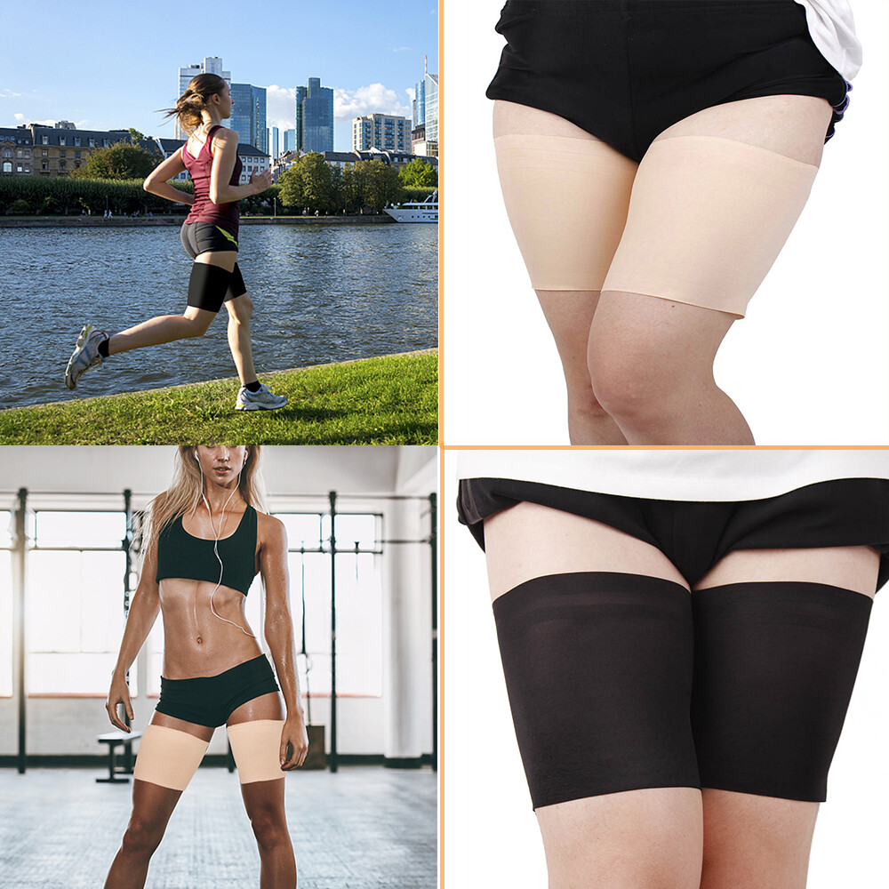 2Pcs Anti Chafing Thigh Bands Unisex Chafe Shorts Underwear Non-Slip  Prevent Leg
