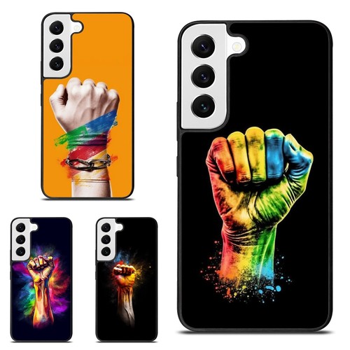 Anti scratch Cover LGBT Pride raised fist For Samsung S7 S8 S9 S10 S20 Plus Lite - 第 1/25 張圖片