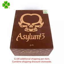 Asylum Oblongata 70 x 7 Empty Wood Cigar Box 7.5" x 6" x 3.5"